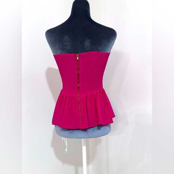 Parker Vibrant Hot Pink/Fuschia Bustier Stop Size Xs - Picture 4 of 11